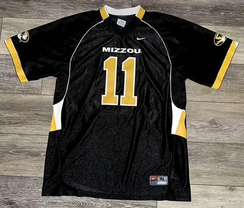 Nike Mizzou Football Jersey Black #11 University Of Missouri College Youth XL 20 Cover
