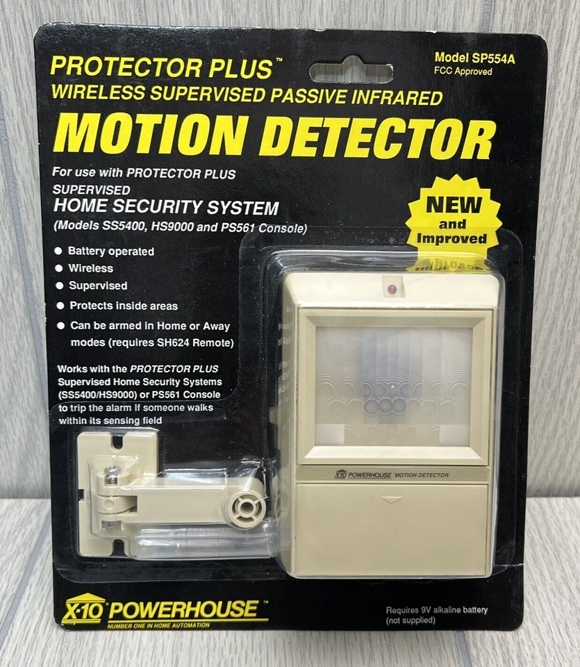 Powerhouse X-10 SP554A Home Security Wireless P.I.R. Motion Detector - Image 1 of 4