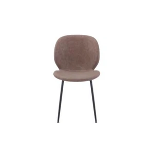 ontemporary Upholstered Faux Leather Dining Chair (Set of 4) - Picture 1 of 6