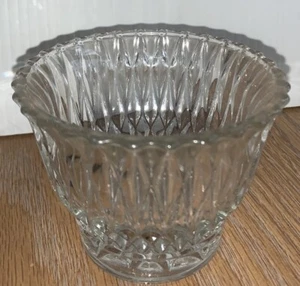 Azúcar abierto transparente Libbey Glass Co. de colección - Imagen 1 de 5