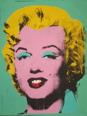 NEW Andy Warhol Marilyn Munroe Head Poster, Print or Canvas Painting Lithograph - Image 1 of 3