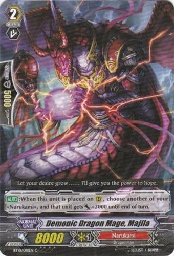 4 x Demonic Dragon Mage, Majila - BT10/081EN - C Near Mint / Mint, English - Image 1 of 1