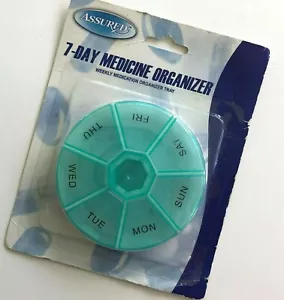Assured 7 Day Medicine Organizer Weekly Medication Organizer Tray - Picture 1 of 4