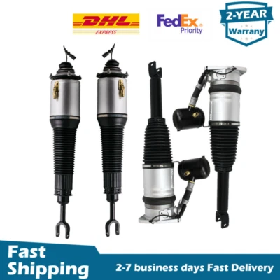 4 передние задние амортизирующие стойки пневмоподвески для Audi A8 S8 D3 Quattro основание 2002-10 - Изображение 1 из 4