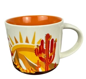 Starbucks 2015 Phoenix You Are Here 14 OZ taza taza de café naranja - Imagen 1 de 7