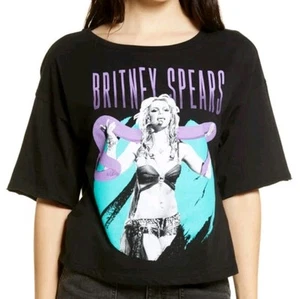 BP. Britney Spears Graphic Band Tee Top Britney Boa size S - Picture 1 of 4