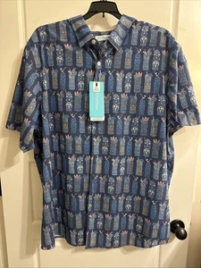 Karibik Herren SHIRT PERFORMANCE Isle Breeze Stretch Tiki 2XB TALL NEU $ 69,50 - Bild 1 von 5
