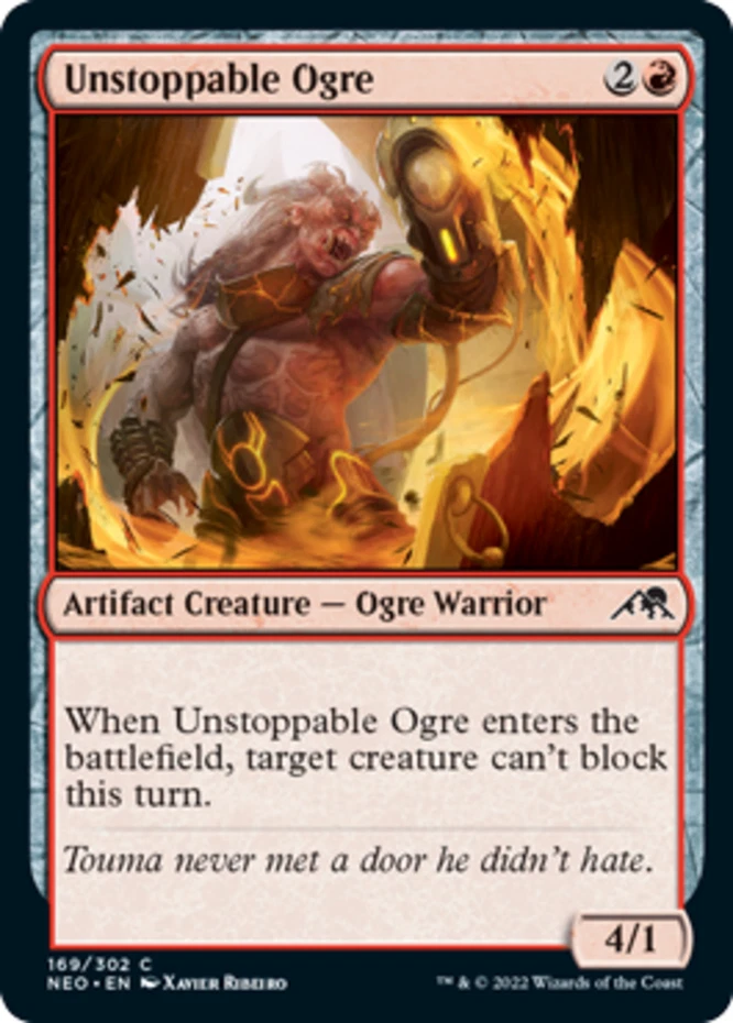 x1 Unstoppable Ogre - Kamigawa: Neon Dynasty - NM - MTG - Image 1 of 1