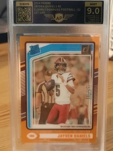 Jayden Daniels 2024 Panini Clrealy Donruss Rated Rookie /199 #52 Washington Com. - Bild 1 von 4