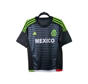 Adidas Mexiko Trikot Herren klein schwarz kurzarm Chicharito #14 Logo Fußball    - Bild 1 von 21