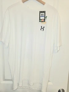 NWT Under Armour Men's XL Loose Fit Graphic T-Shirt White | Multi-Logo Tee - Picture 1 of 4