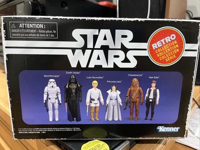 Disney Parks EXCLUSIVE Hasbro Star Wars RETRO Collection Figure Set 1977 Kenner - Image 1 of 4