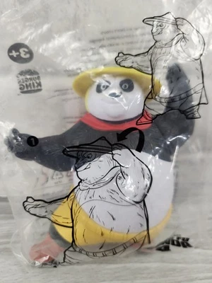Figura de juguete 2024 Burger King DreamWorks Kung Fu Panda 4 Dragon Warrior Po Panda Foto 1 de 3
