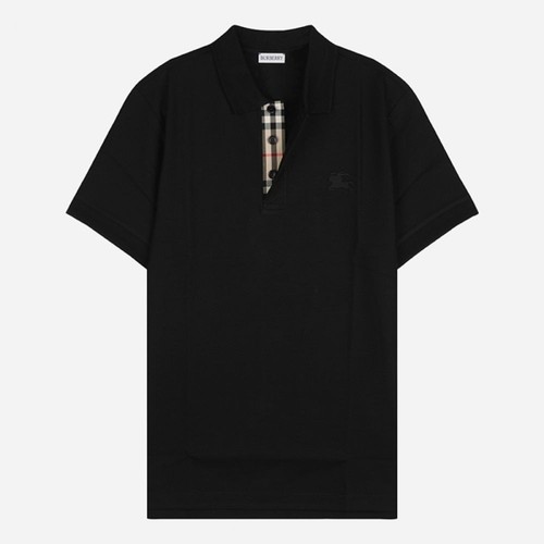 Polo Burberry cotone nero 8096425 A1189 121532575