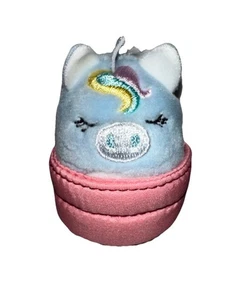 Blue Unicorn with a pink vest Squishville Series 2 Squishmallow Mini Plush - Picture 1 of 5