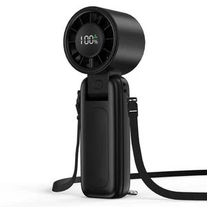 Ventilador turbo portátil de mano 4 en 1, mini de alta velocidad de 9000 rpm, plegable 180°, 1... - Imagen 1 de 8