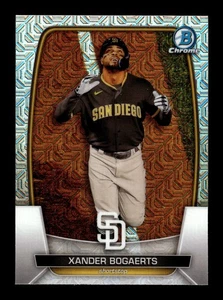 2023 Bowman Mega Box Chrome Mojo Refractor Xander Bogaerts #7 Padres - Bild 1 von 2