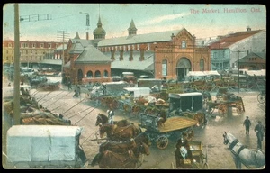 THE MARKET - HAMILTON, ONT POSTCARD - Picture 1 of 1