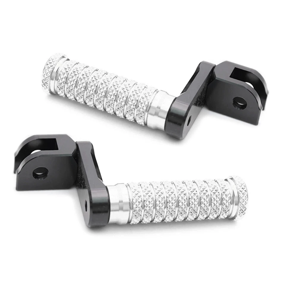 Clavijas de pie delanteras poste 40 mm plateadas para Suzuki GSXR 1000 00 01 02 03 04 Foto 1 de 4