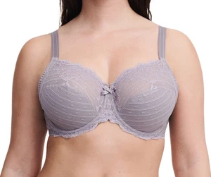 Sujetador con soporte lateral Chantelle Rive Gauche $94, gris,, talla 38DDD - Imagen 1 de 13