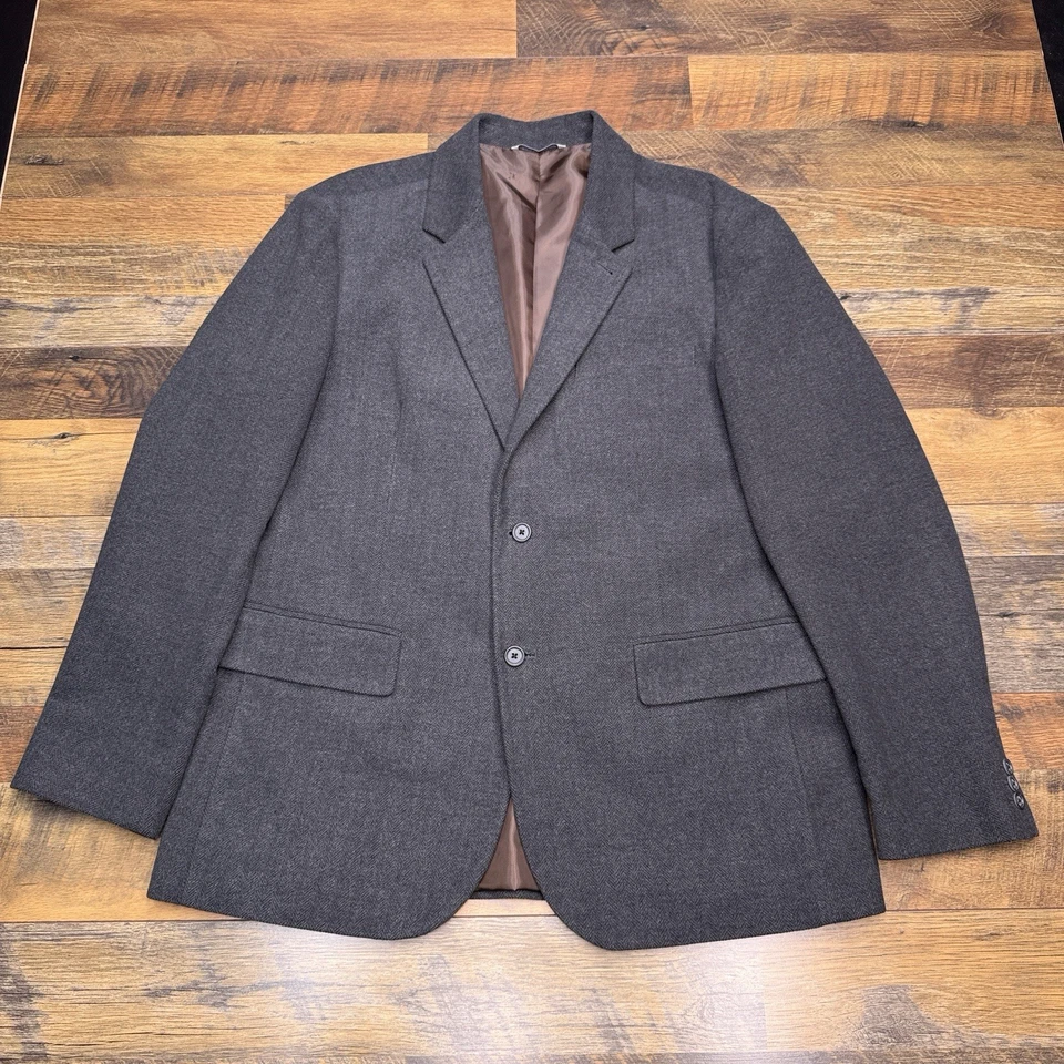 Gap Tweed Sport Coat Mens Extra Large Gray Blazer - Image 1 of 4