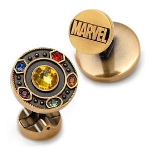Gemelli oro antico Marvel Avengers Infinity Stones - Foto 1 di 5