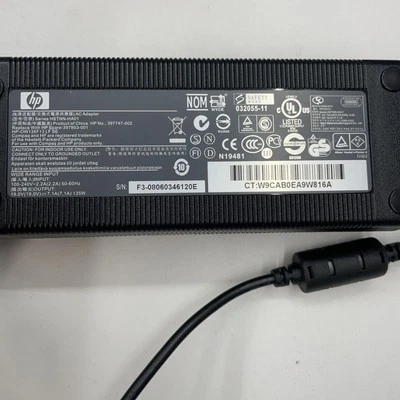 HP 7.4mm 19V 7.1A 135W Genuine Original AC Power Adapter - Image 1 of 3