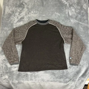 Kuhl Alfpaca Fleece Mens XXL Sweater Thumbholes Pullover Crew Neck Brown - Picture 1 of 12