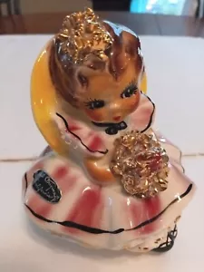 Super Rare Vintage Josef Original Girl California MCM 1940s "Penny" Small Chip - Bild 1 von 9
