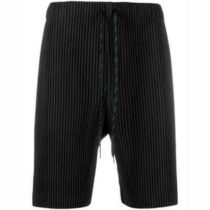 Issey Miyake Homme Plisse plissierte Shorts - schwarz - Herren JF148 - Bild 1 von 20