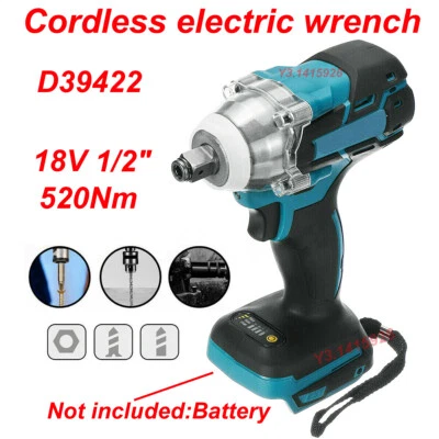 Cordless Brushless Impact Wrench 18V 520Nm 1/2" Body For Makita Battery DTW285Z - Image 1 of 4