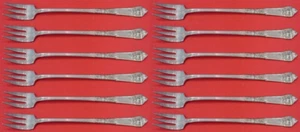 Lansdowne by Gorham Sterling Silver Cocktail Fork Set 12 pieces 5 3/8" - Picture 1 of 3