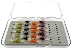 20 Shipmans Buzzers in Fliegenbox - Forellenfliegen - Fliegenfischen - Weltklasse Fliegen - Bild 1 von 6