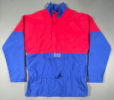 Rare Vintage 80's New Balance Pullover Colorblock Windbreaker Large Canada Made - Image 1 of 4
