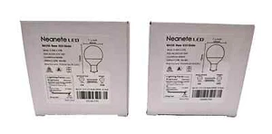 2 Pack of 4, Neanete LED Light Bulb BA15S Base G15 Globe 6000K - Picture 1 of 4