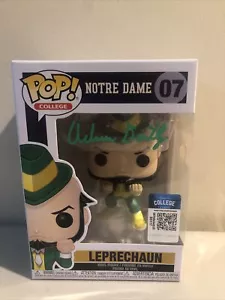 NOTRE DAME FIGHTING IRISH- ADRIAN DANTLEY SIGNED AUTOGRAPH FUNKO POP TRISTAR COA - Picture 1 of 7