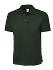 Uneek Polo Shirt Short Sleeve 3 Button 220gsm Top Colourfast Strong Classic