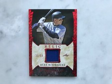 2022 Leaf In the Game Used Sports Relic ALEX RODRIGUEZ #/50