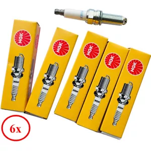 6x NGK 5214 LKR8A Spark Plug for Smart 450 452 Petrol 698ccm 0,7 Brabus Coupe - Picture 1 of 2