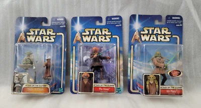 STAR WARS Attack Of The Clones: Plo Koon, Kit Fisto, Yoda & Chian Jedi Bundle - Image 1 of 4