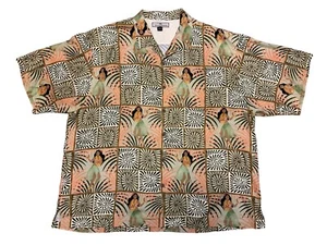 Tommy Bahama Hawaiian Shirt 100% Silk Hula Girl Men’s Size XXL Button Down - Picture 1 of 12