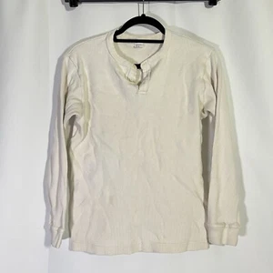 3sixteen Long Sleeve Henley T-Shirt White Size Large - Picture 1 of 6
