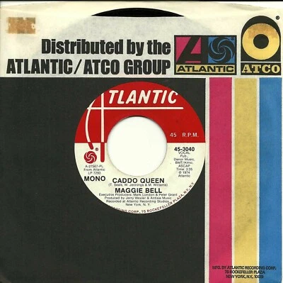Maggie Bell, Caddo Queen (Mono & Stereo) 45 1974 VG++ Atlantic Records - Image 1 of 2