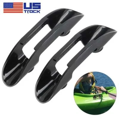 2Pcs Kayaks Paddle Holder Clip Well Nuts for Canoes, Boats Marine Mount Accesory