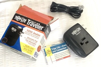 TRIPP LITE TRAVELER100BT 2-outlet surge suppressor - Image 1 of 4