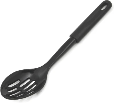 Chef Craft Basic Nylon Slotted Spoon, 11.5 Inch, Black - Image 1 of 3