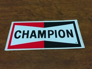 Champion Zündkerzen Vintage Racing Aufkleber Sticker Hot Rod Garage 4,5" x 2,5" NOS - Bild 1 von 5