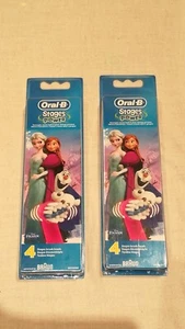 2 x Braun Oral-B FROZEN Elektrische Zahnbürstenköpfe für Kinder 4er Pack - Stages Power - Bild 1 von 2