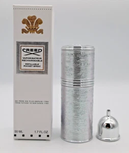 Creed Leather Atomizer Silver / Silver 50ml Authentic & Fast From Finescents! - Picture 1 of 15