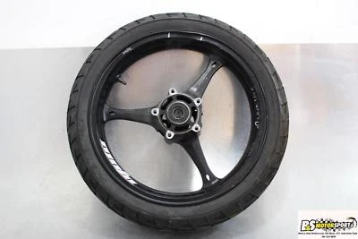 2007 Suzuki Gsxr1000 Front Wheel Rim W Tire Wobble Dent Gsxr 1000 2008 07-08 Oem - Image 1 of 4
